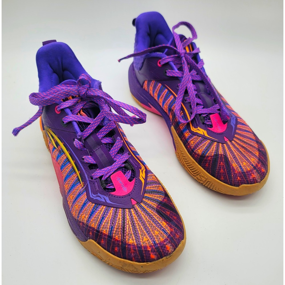ANTA KAI 1 Speed Mens 10 Purple Pink Basketball Shoes Kyrie 8124D1120-3